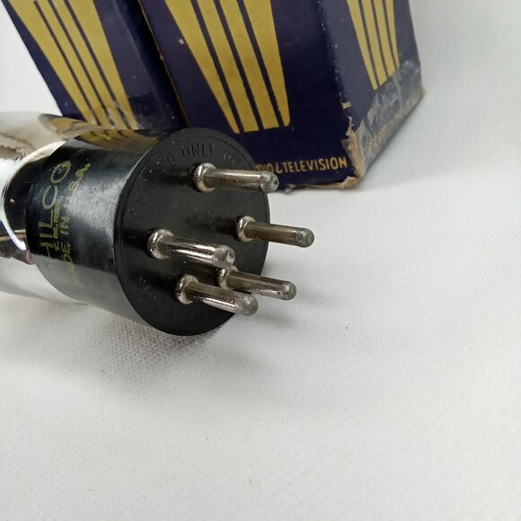 Antique Radio Tube & Original Box Set Of 2 Philco Model 35/51 NOS NIB 1930s - Picture 5 of 16